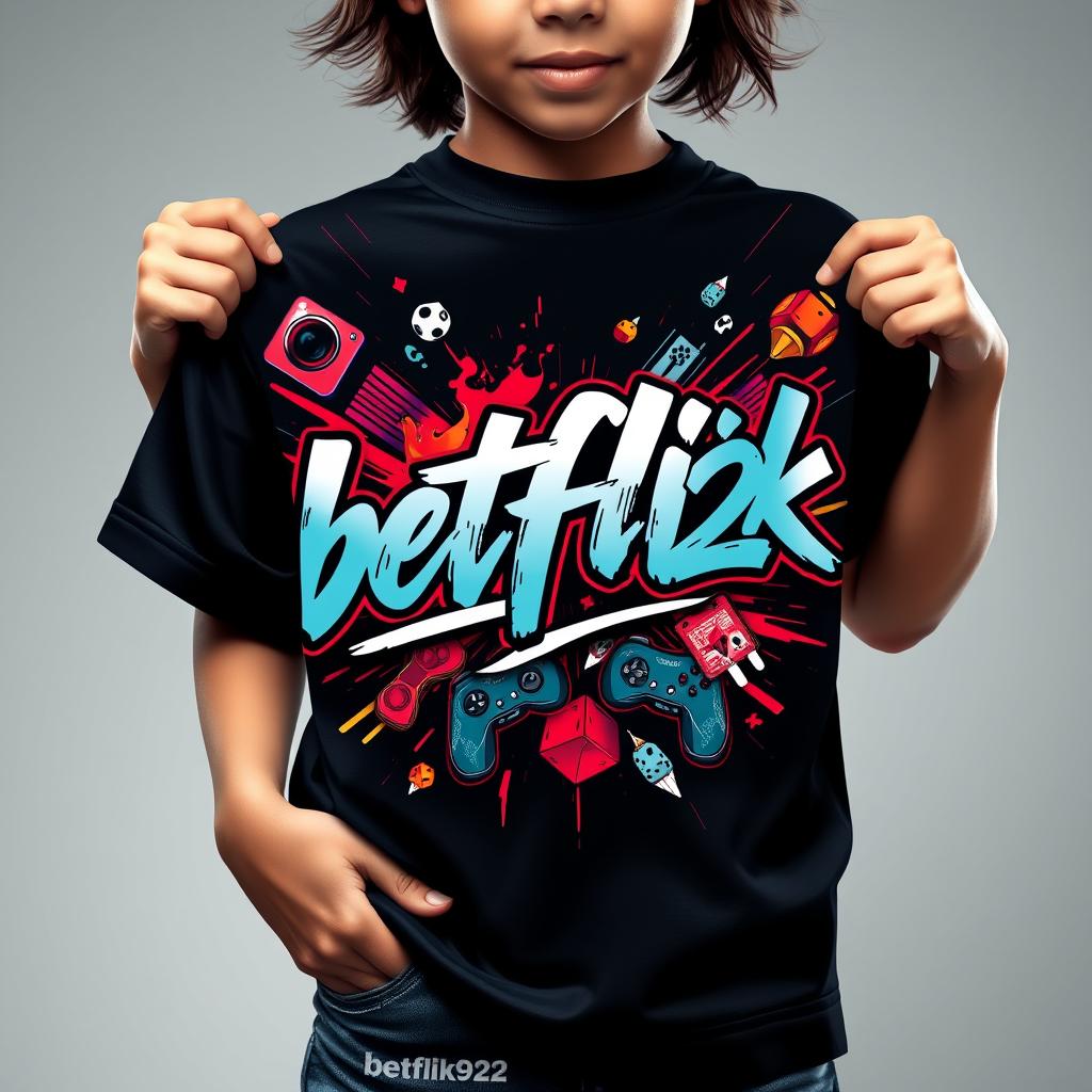 Kids Premium Gaming T-Shirt 'betflik928'