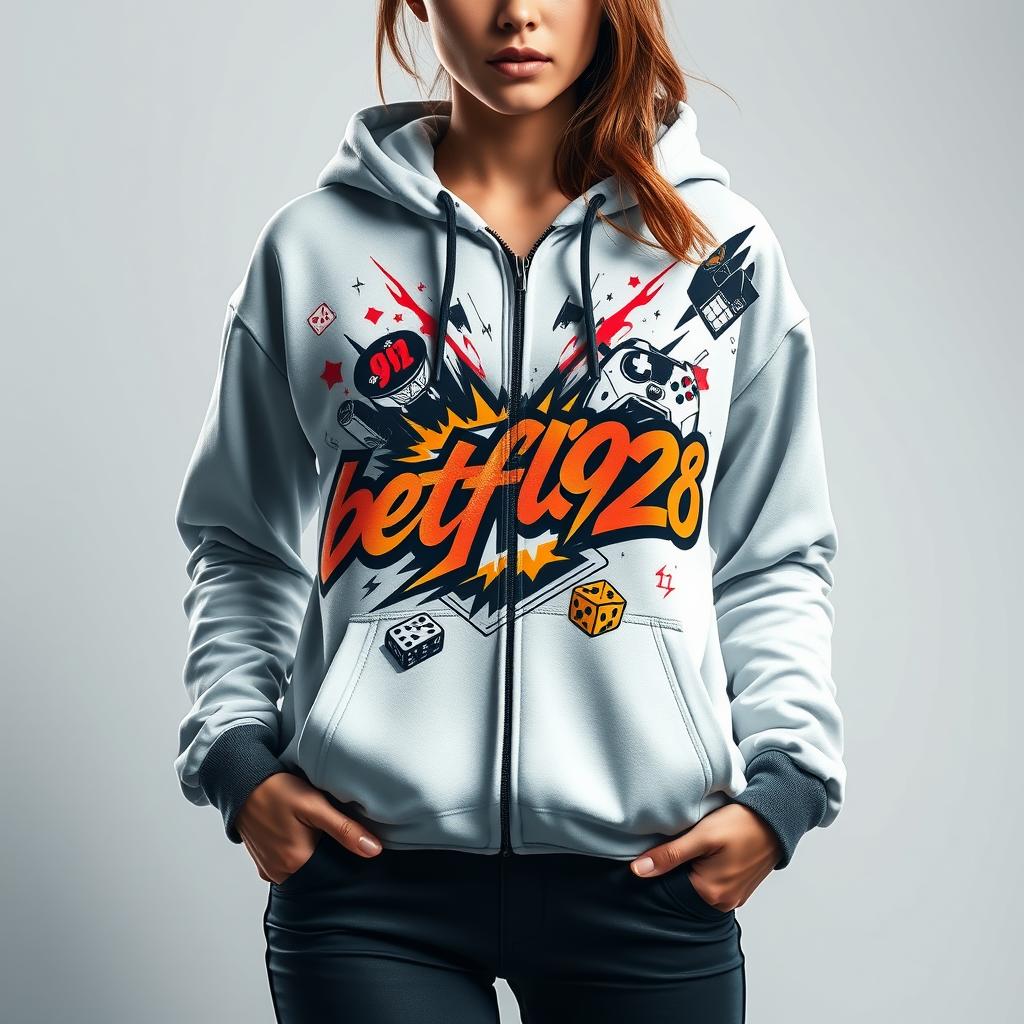 Women's Premium Gaming Zip-Up Hoodie