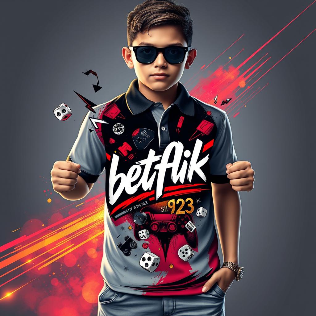 Kids Premium Gaming Polo T-Shirt