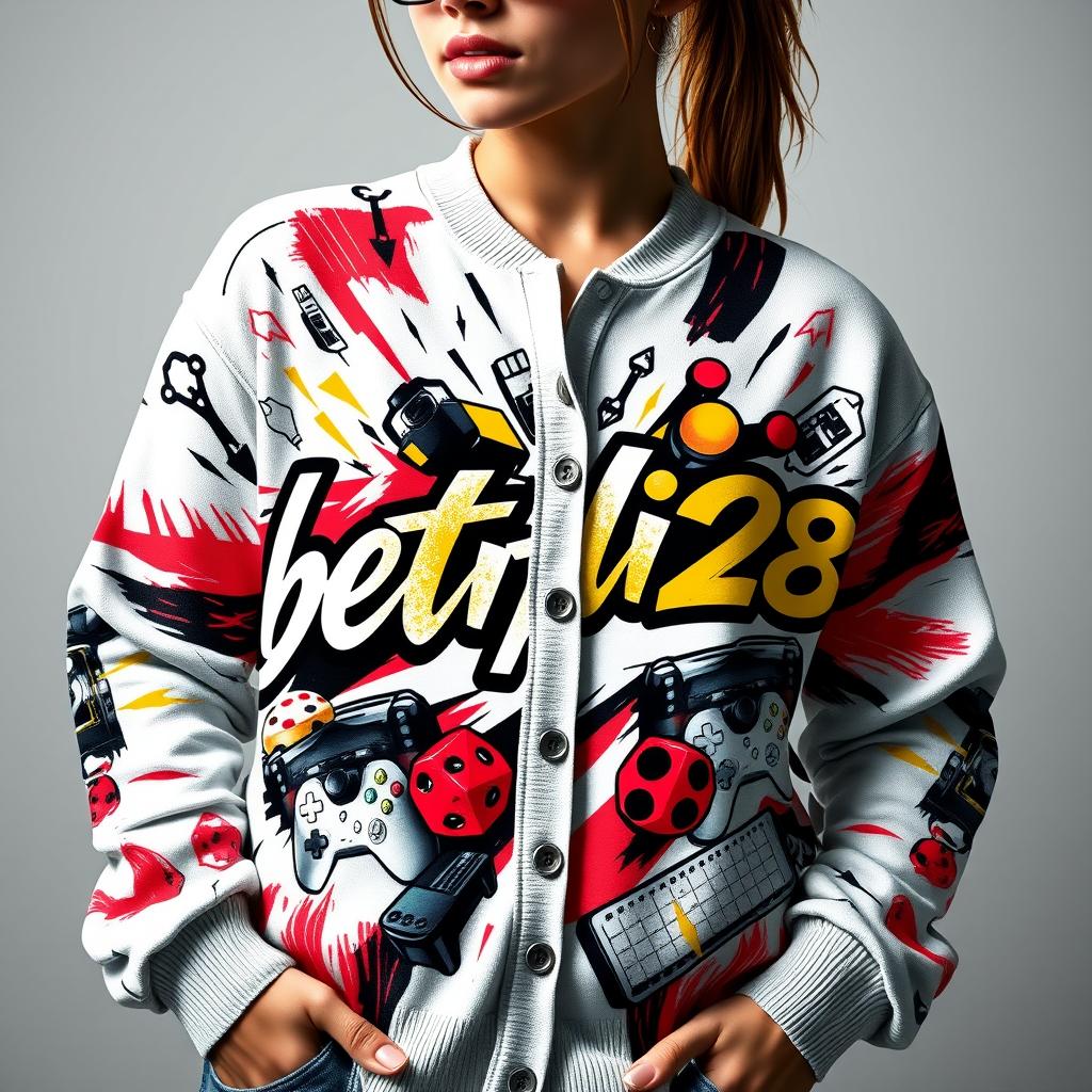 Women's Premium Gaming Culture Cardigan